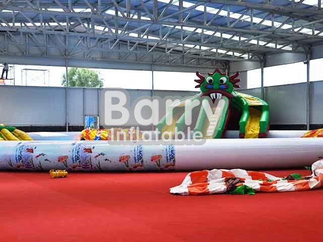 Outdoor Monster Inflatable Amusement Park Equipment Rides For Kids BY-AWP-035